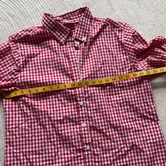 Chef works buttondown! Red gingham! - Picture 5 of 6